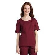 Adar Universal Scrubs For Women - V-Neck Scrub Top - 628 - Burgundy - M