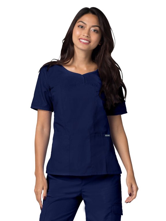 Universal Scrubs For Women - V-Neck Scrub Top - 628 - Navy - 3X