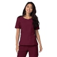 thumbnail image 1 of Adar Universal Scrubs For Women - V-Neck Scrub Top - 628 - Burgundy - 3X, 1 of 7