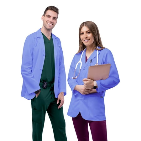 Adar Universal Unisex Lab Coats - Classic 31" Consultation Lab Coat