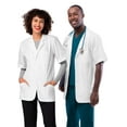 thumbnail image 1 of Adar Universal Unisex Lab Coats - Short Sleeve 31" Consultation Lab Coat, 1 of 7
