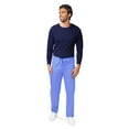 thumbnail image 1 of Adar Universal Unisex Scrubs - Drawstring Tapered Leg Scrub Pants - 504 - Ceil Blue - XXS, 1 of 7