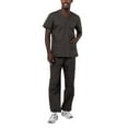thumbnail image 1 of Adar Universal Unisex Scrubs - Unisex Drawstring Scrub Set - 701 - Pewter - L, 1 of 7