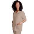 thumbnail image 1 of Adar Universal Unisex Scrubs - V-Neck Tunic Scrub Top - 601 - Khaki - L, 1 of 3