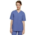 thumbnail image 1 of Adar Universal Unisex Scrubs - V Neck Tunic Scrub Top - 6011 - Ceil Blue - XS, 1 of 5