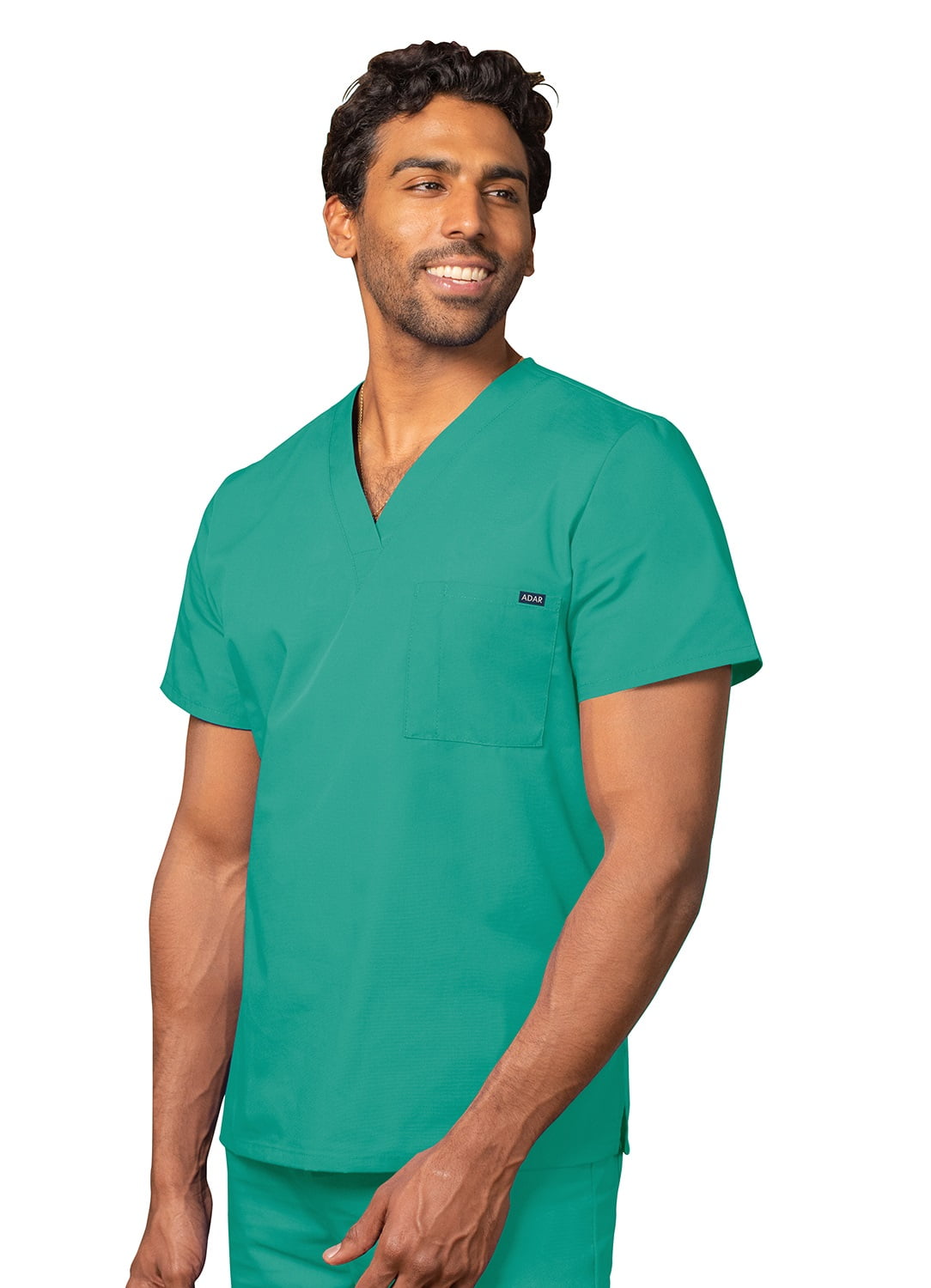 Universal Unisex Scrubs - V Neck Tunic Scrub Top - 6011 - Surgical Green - XS