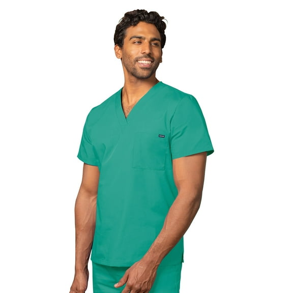 Adar Universal Unisex Scrubs - V Neck Tunic Scrub Top
