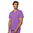 thumbnail image 1 of Adar Universal Unisex Scrubs - V-Neck Tunic Scrub Top - 601 - Lavender - 2X, 1 of 7