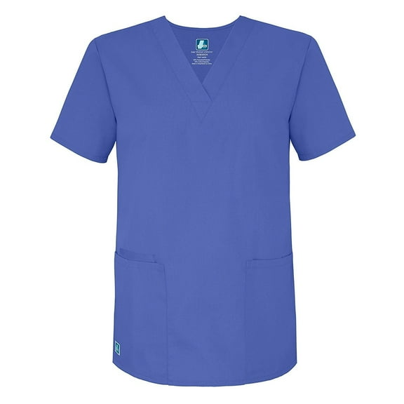 Adar Universal Unisex V-Neck 2 Pocket Scrub Top