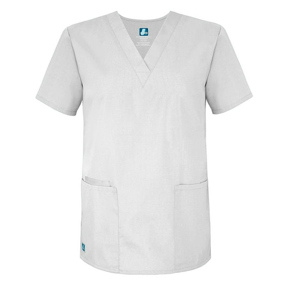 Adar Universal Unisex V-Neck 2 Pocket Scrub Top