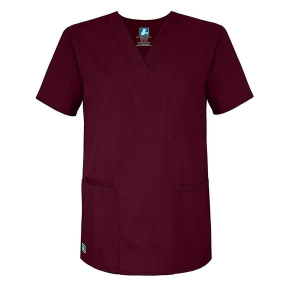 Adar Universal Unisex V-Neck 2 Pocket Scrub Top
