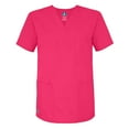 thumbnail image 1 of Adar Universal Unisex V-Neck Tunic Top 3 Pockets - 601 - Fruit Punch - XL, 1 of 7