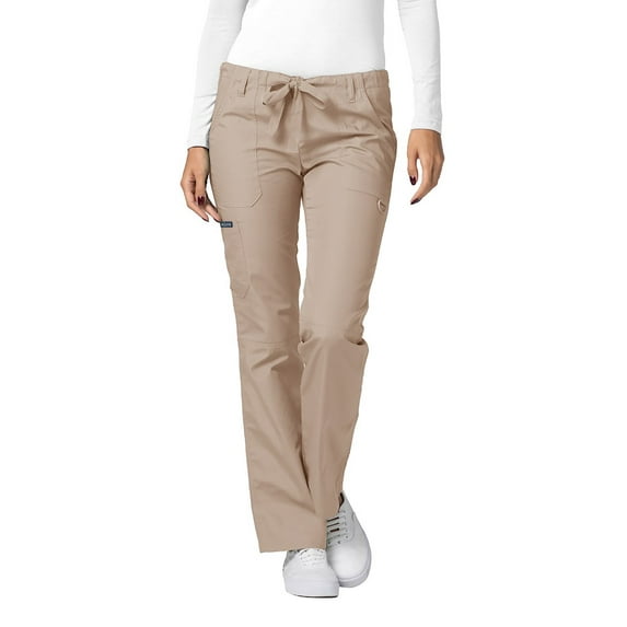 Adar Universal Womens Low-Rise Multipocket Drawstring Straight Leg Pants