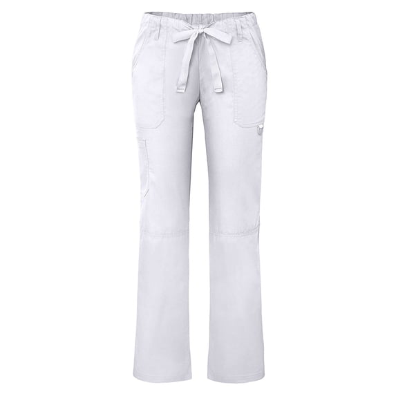 Adar Universal Womens Low-Rise Multipocket Drawstring Straight Leg Pants
