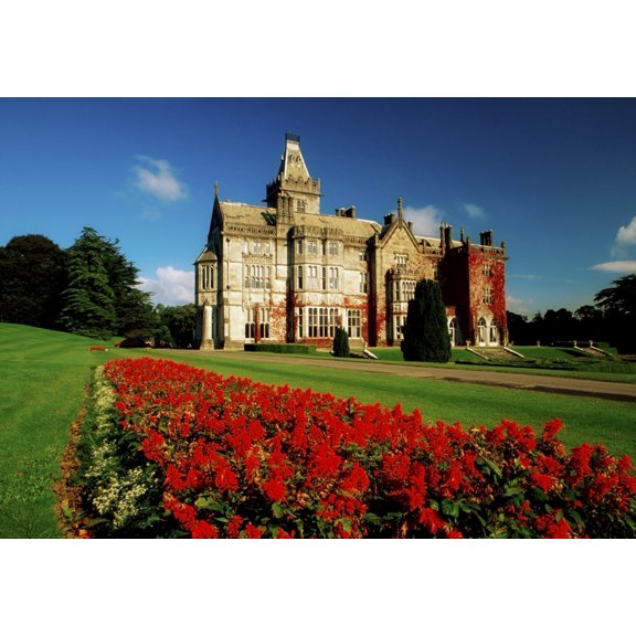 Adare Manor County Limerick Ireland Castle Hotel Canvas Art - Richard Cummins Design Pics (18 x 12)