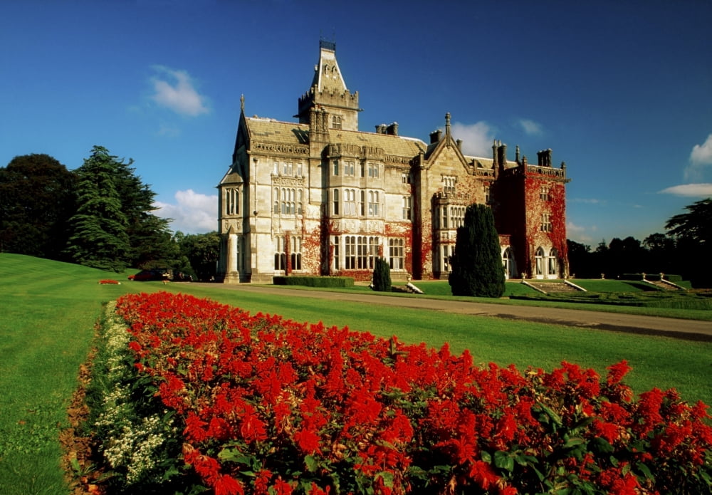 Adare Manor County Limerick Ireland Castle Hotel Canvas Art - Richard Cummins Design Pics (36 x 24)