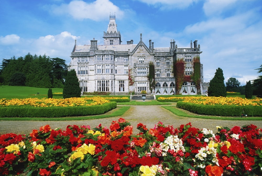 Adare Manor Golf Club Co Limerick Ireland Hotel And Golf Resort Canvas Art - The Irish Image Collection Design Pics (18 x 12)