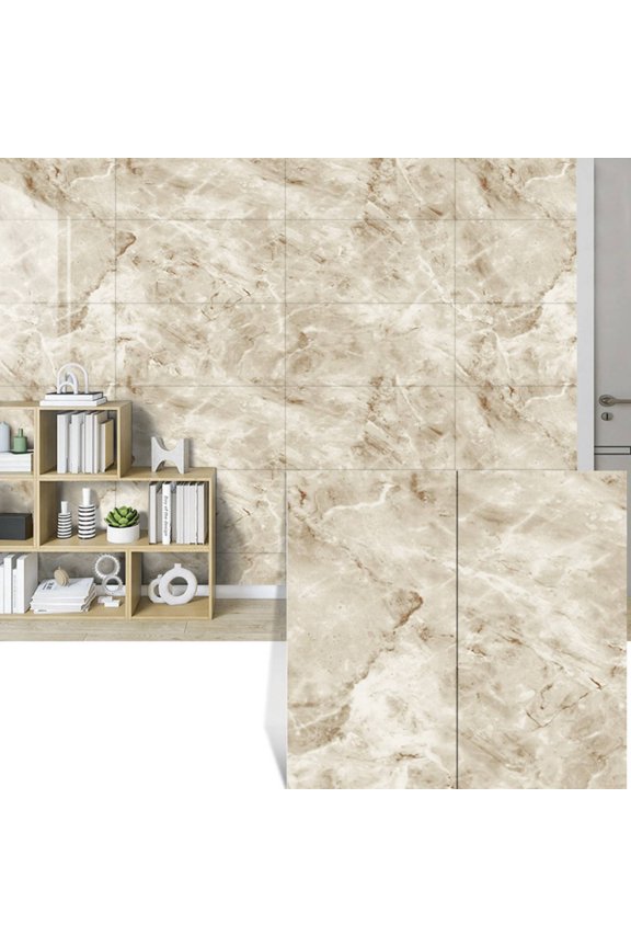 20 Sheets 11.8"x11.8" Waterproof Peel and Stick Marble Wall Tiles Stickers, Self-Adhesive PVC Panels for Bathroom, Kitchen, and Living Room Home Decor DIY