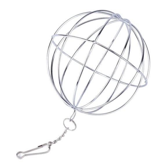 Adarl 8cm Sphere Treat Guinea Pig Hamster Rat Rabbit Feed Dispenser Hanging Ball Toy Rabbit Hay Feeder for Pets