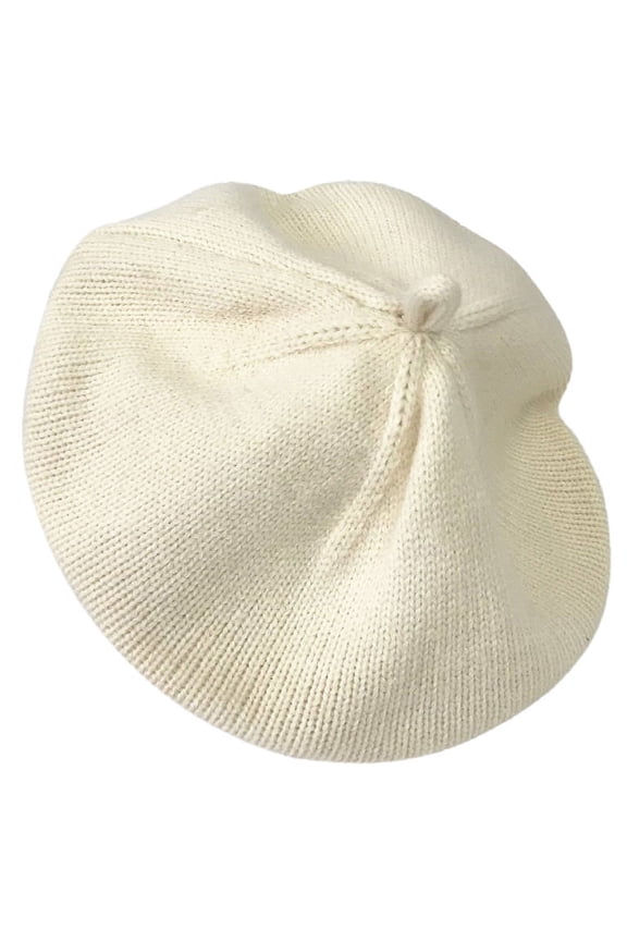 Children Winter French Beret Hat Cap Knit Boy Girl Slouch Solid Beanie