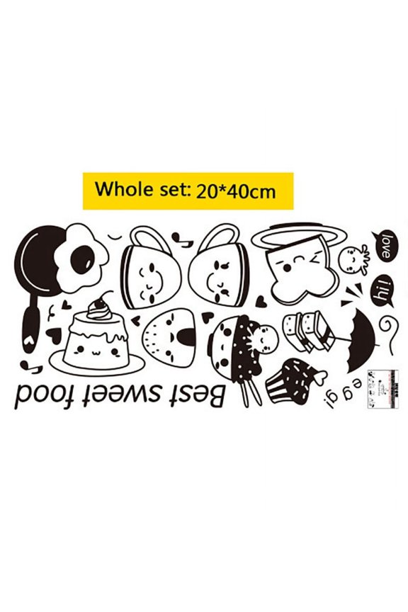 DIY Translucent Decorative Pattern Wall Stickers Self Adhesive Peel and Stick Wallpaper Decal Applique for Restaurant Cafes