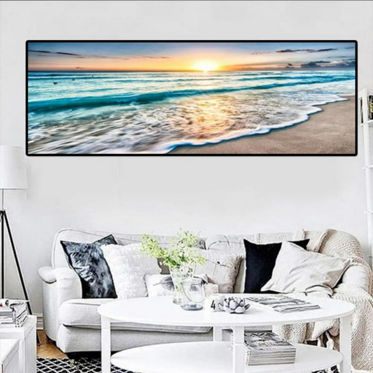Adarl Ocean Sunset 20” x 60” Canvas Art Prints - Walmart.com