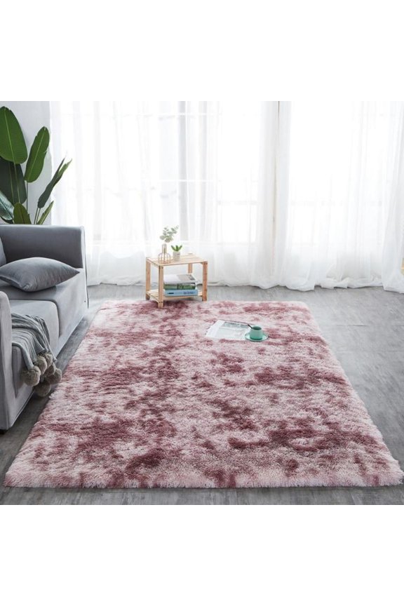 Soft Comfy Rugs for Living Room Bedroom Area Indoor Modern Fluffy Rugs Decor Plush Velet Home Decorative Carpet Dining Room Nursery Floor Shag Rug