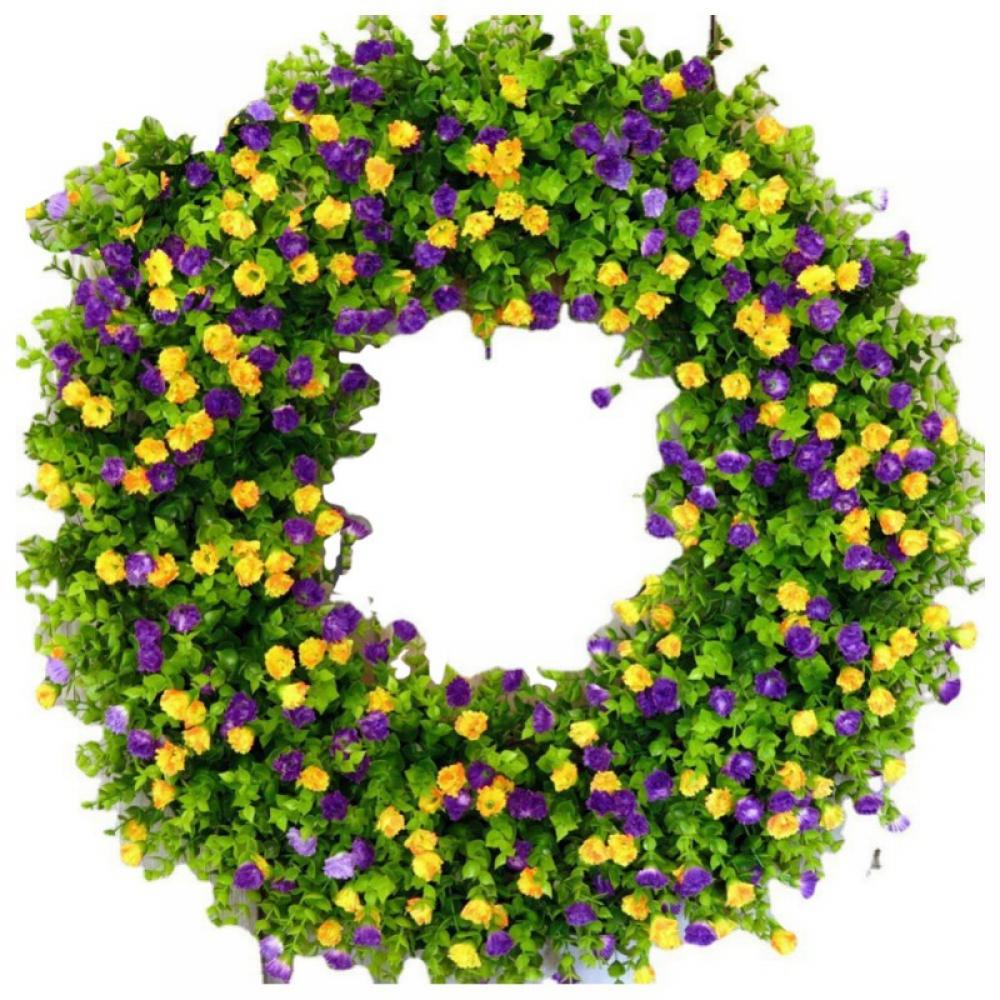 Adarl Spring Summer Wreaths for Front Door Decor, Eucalyptus Wreaths