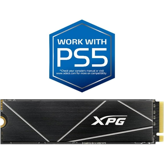 XPG AGAMMIXS70B-512G-CS 512GB GAMMIX S70 Blade use PlayStation 5, PCIe Gen4 M.2 2280 Internal Gaming SSD Up to 7,400 MB/s