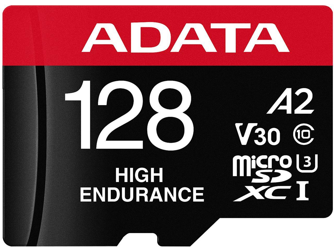 Scheda Di Memoria ADATA 128GB SDXC Premier - Classe 10, UHS-I, 100 MB/s In Lettura - Nero/Blu