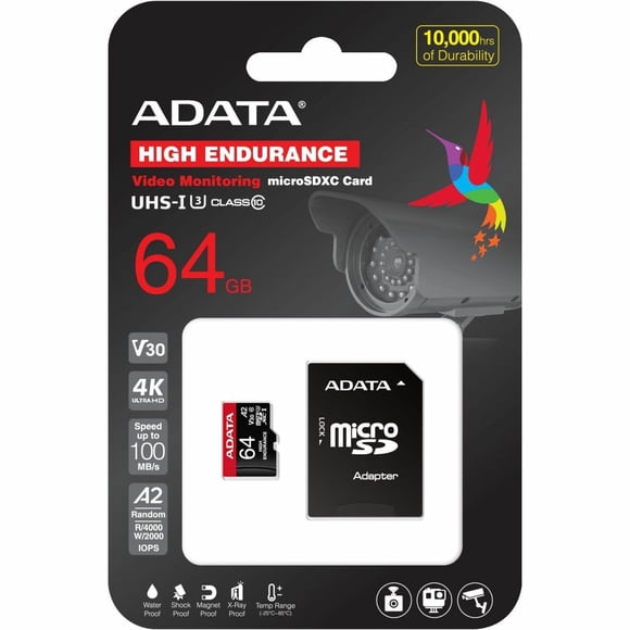 HIDISC 64GB Class 10 UHS-I MicroSDXC Memory Card - High Speed For Phones, Tablets & Cameras