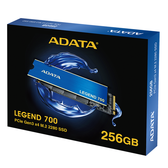 Adata LEGEND 710 ALEG-710-256GCS 256 GB Solid State Drive, M.2 2280 Internal, PCI Express NVMe (PCI Express NVMe 3.0 x4)