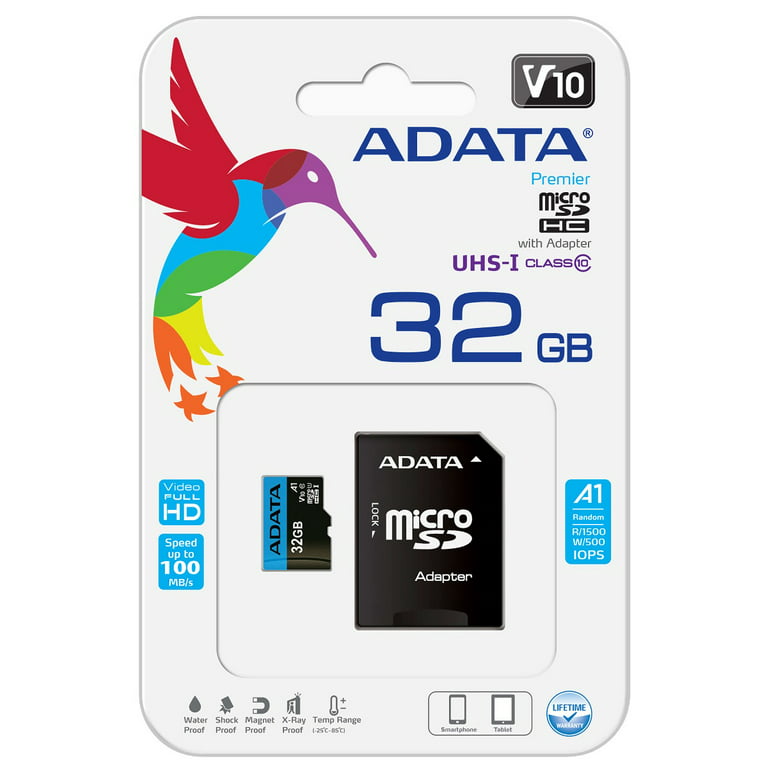INMSDH32G10-90U1, Carte SD Integral Memory 32 Go MicroSDHC