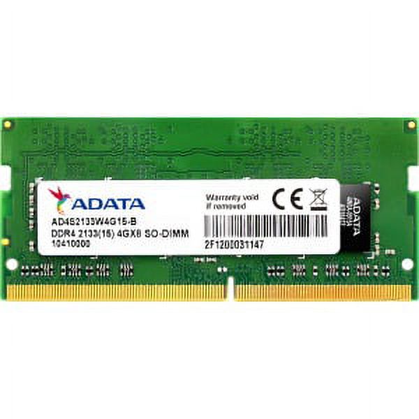 Adata Premier 8GB DDR4 SDRAM Memory Module - 8 GB (1 x 8 GB) - DDR4 SDRAM - 2133 MHz DDR4-2133/PC4-17000 - 1.20 V - 260-pin - SoDIMM - image 1 of 3