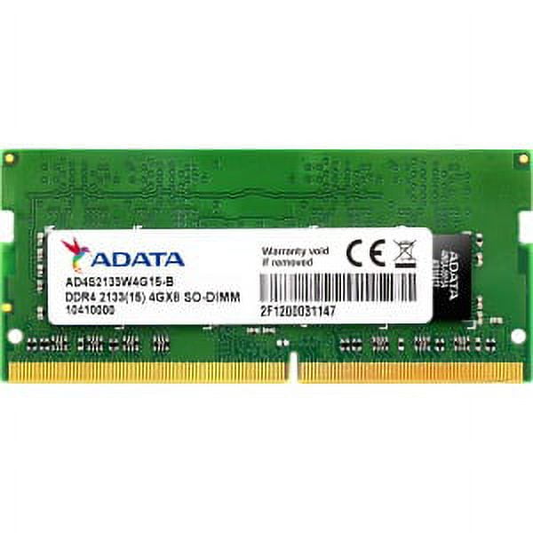 Adata Premier 8GB DDR4 SDRAM Memory Module - 8 GB (1 x 8 GB) - DDR4 SDRAM - 2133 MHz DDR4-2133/PC4-17000 - 1.20 V - 260-pin - SoDIMM
