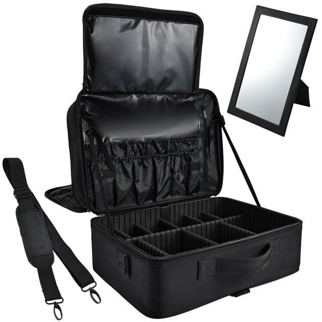 Adazzo Extra Large Professional Makeup HYZ01 Case, 17x12x8 INCH Travel