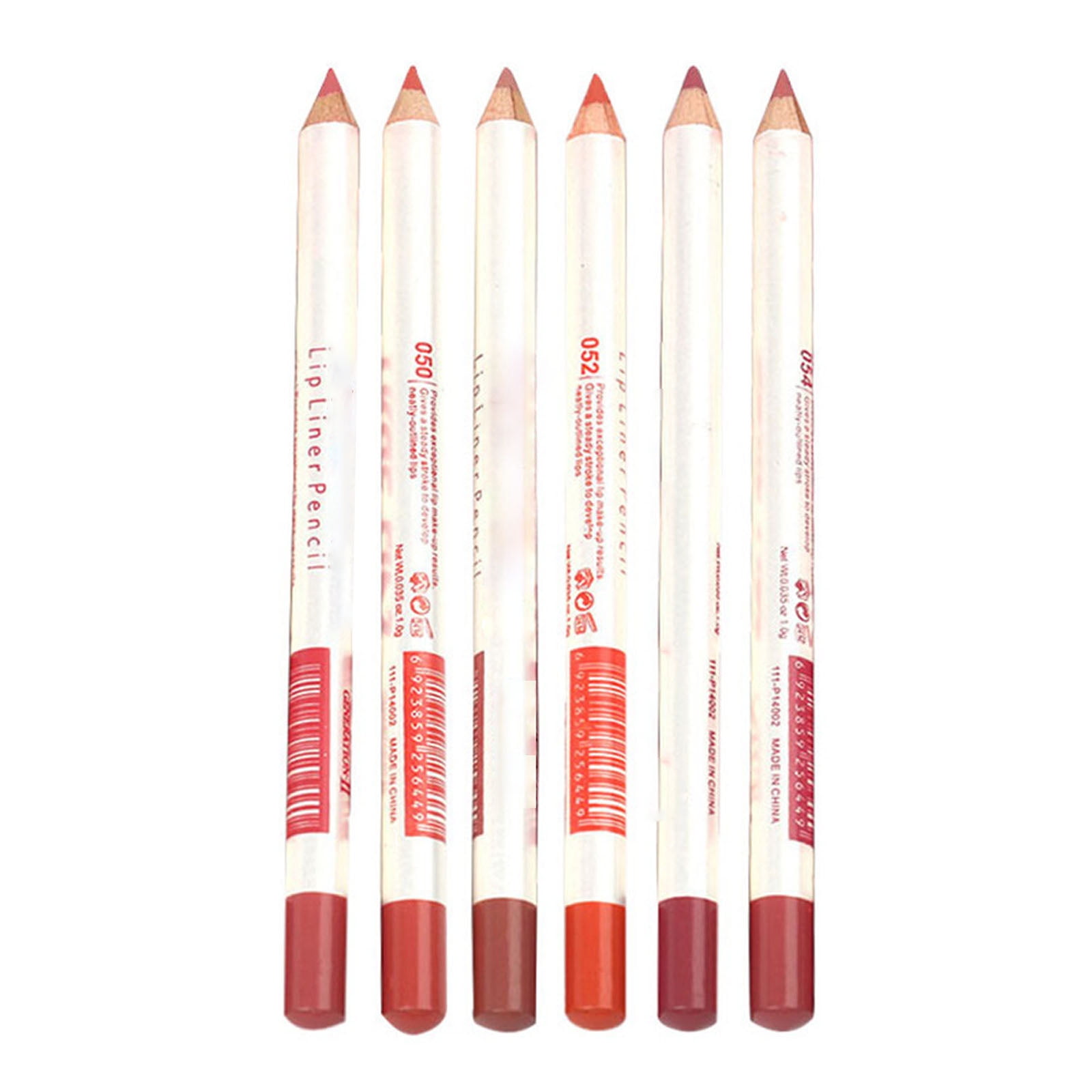 Adbnpza Lip Liner Set Lipstick Pen 6 Colors Lip Hook Line Easily Draws ...