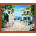 thumbnail image 1 of Adbrain Santorini Streets Kit & Frame Paint by Number Kit, 1 of 1