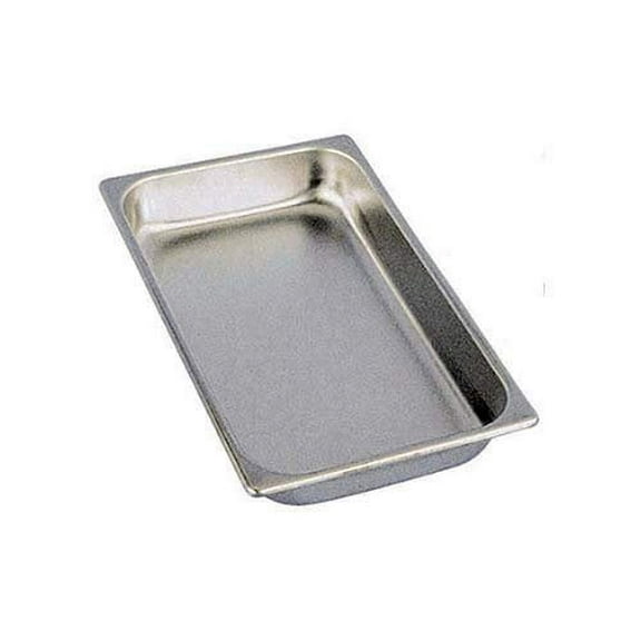 Adcraft 165F2 Deli Pan Full Size 2-1/2 Inch High, Stainless Steel