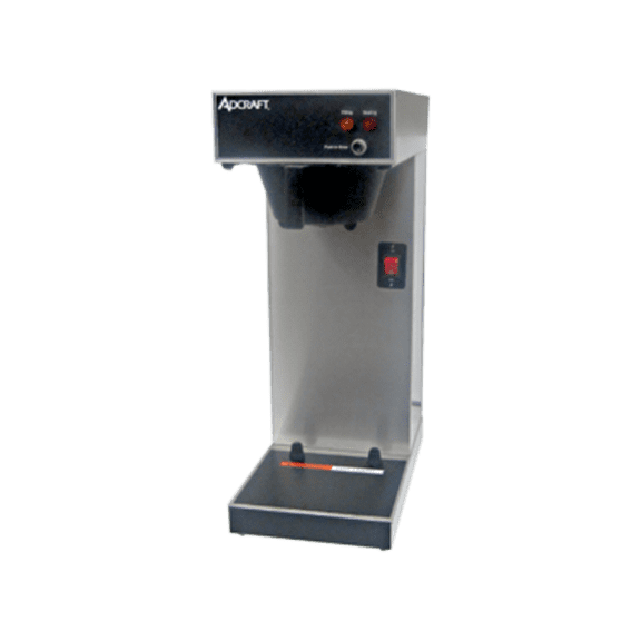 Adcraft UB-289 Coffee Brewer for Airpots, Direct Feed, Stainless Steel, 120V, 1450W, 12 Amps, Gray/Black