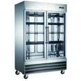 thumbnail image 1 of Adcraft USFZ-2D-G Reach-In Freezer - 2 Door Glass, 1 of 1