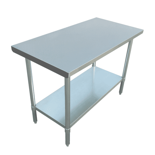 Adcraft WT-2448-E 48-Inch Commercial Work Table, Stainless Steel, NSF