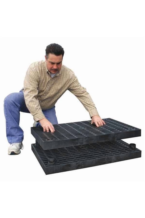 Work Pltform Base Unit,Stackable,Plastic A3624BG