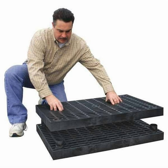 Add-A-Level Work Pltform Base Unit,Stackable,Plastic A3624BG