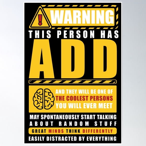 Add And They Will Be One Of The Coolest Persons You Will Never Meet. Great Minds Think Differently Poster Wall Art Modern Wall Decor Art