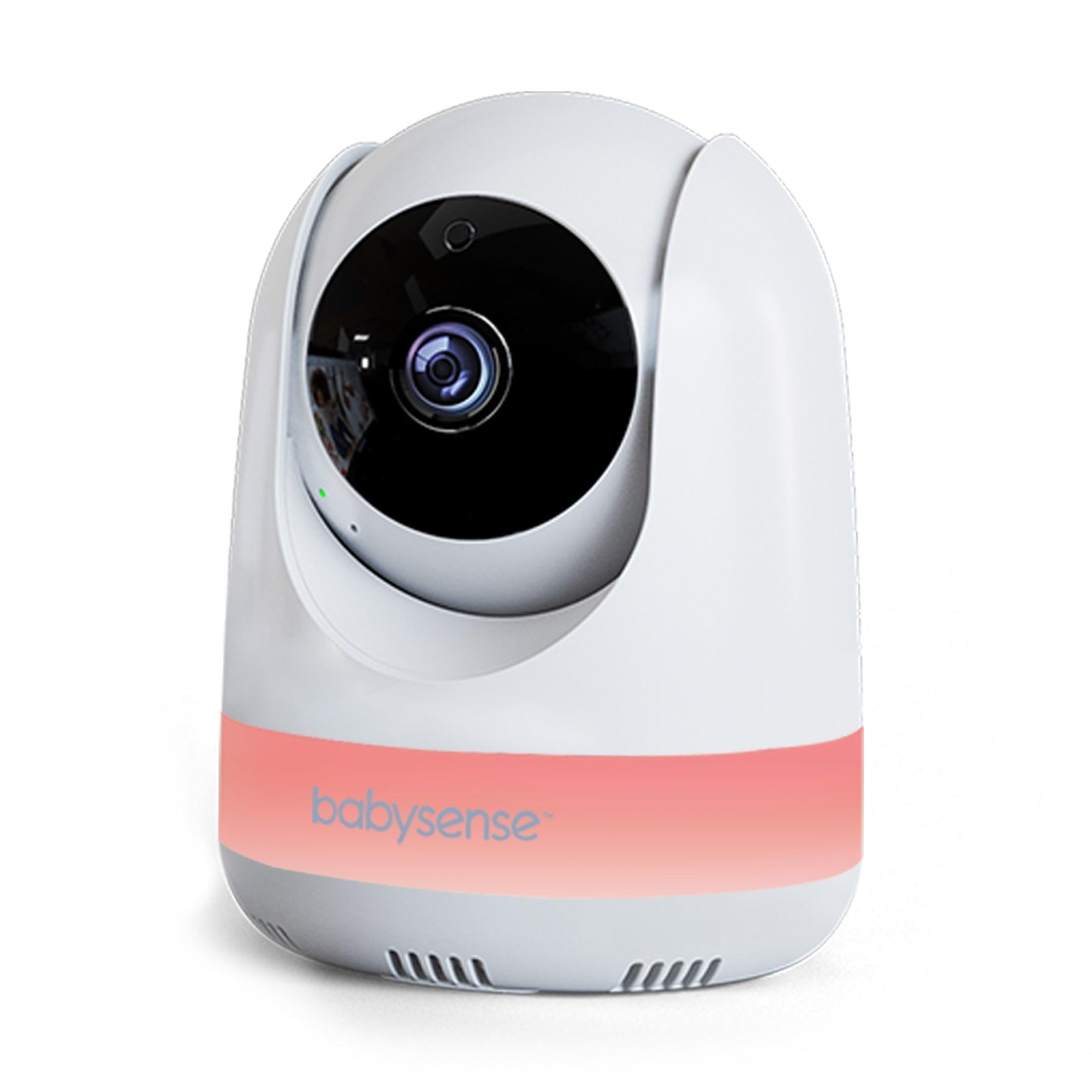 Add On Camera for Babysense Video Baby Monitor MaxView, Remote Pan Tilt Zoom, Two-Way Talk-Back Audio, Long Range, Night Vision, RGB Night Light, Lullabies, Temperature Monitoring