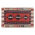 thumbnail image 1 of Add Charm with Boho Bathroom Rugs: Non-Slip, Ultra-Soft Aztec Bath Mat, Western Geometric Design, High Absorbency - Perfect for Your Modern Bathroom Décor, 20x32 Inch, 1 of 5