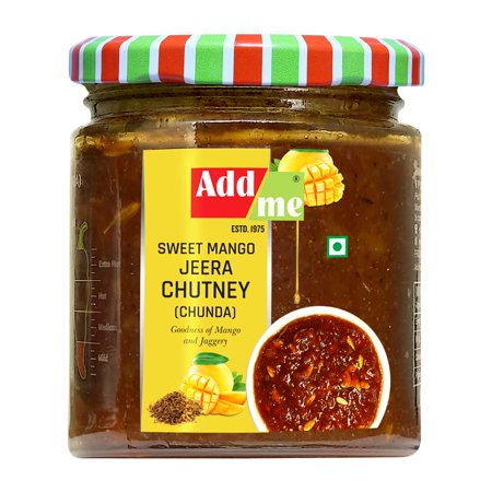 Add Me Sweet Mango Chutney With Jeera Chutney 200G Chundo Khatta Meetha Without Oil Chunda Pickle Mango Jam/Preserve In Spices Indian Dip And Spread G
