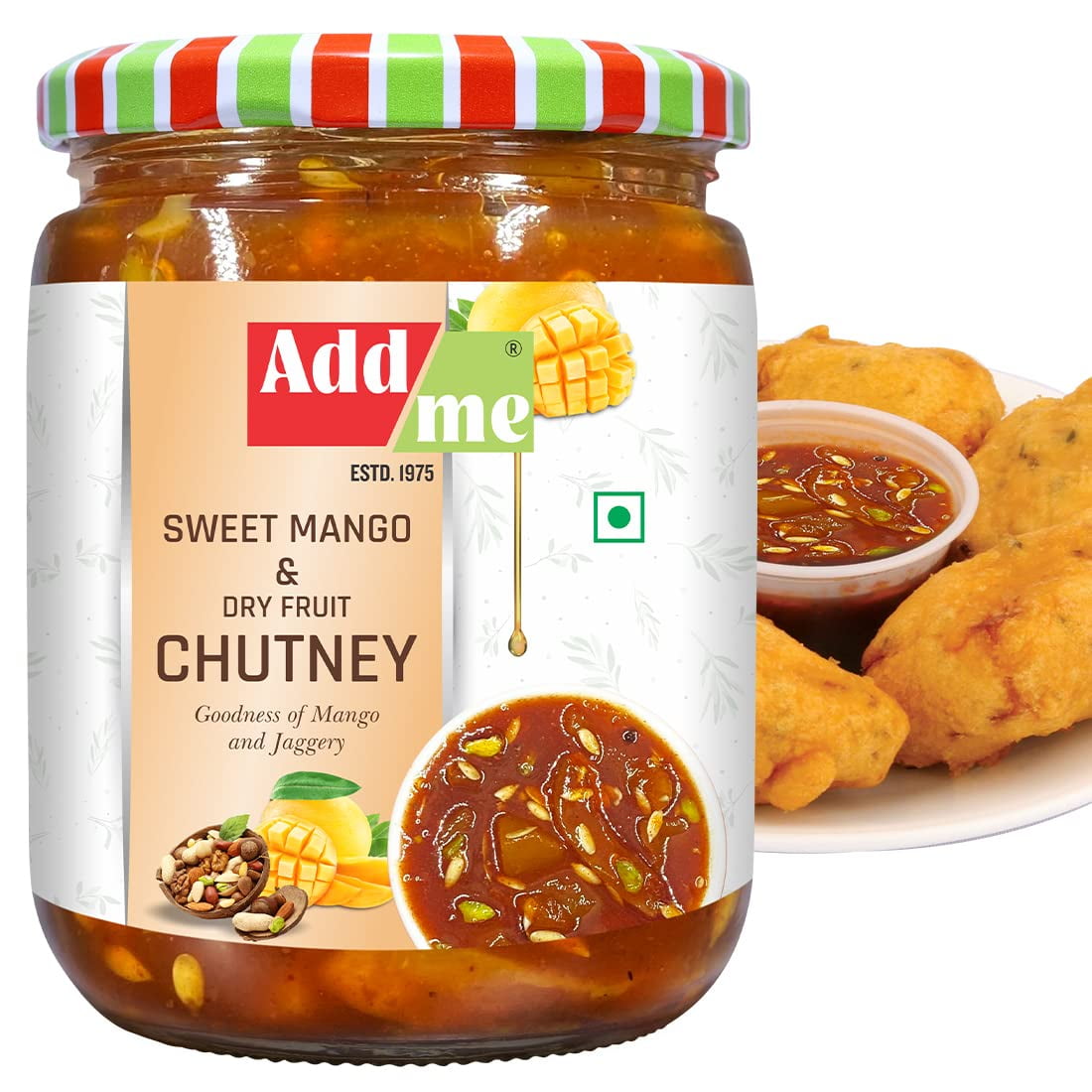 Add Me Sweet Mango & Dry Fruits Chutney 600G Aam Ka Khatta Meetha Achar