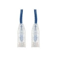 thumbnail image 1 of AddOn 4ft Blue CAT 6 Slim PVC Ethernet Cable Snagless Clear-Claw RJ-45 M/M (add-4fslcat6-be), 1 of 10